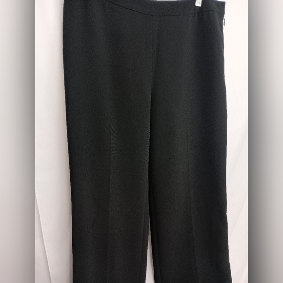 Ann Taylor Petites Black Wide Leg Work Dressy Pants Trousers(#371) - Picture 4 of 7